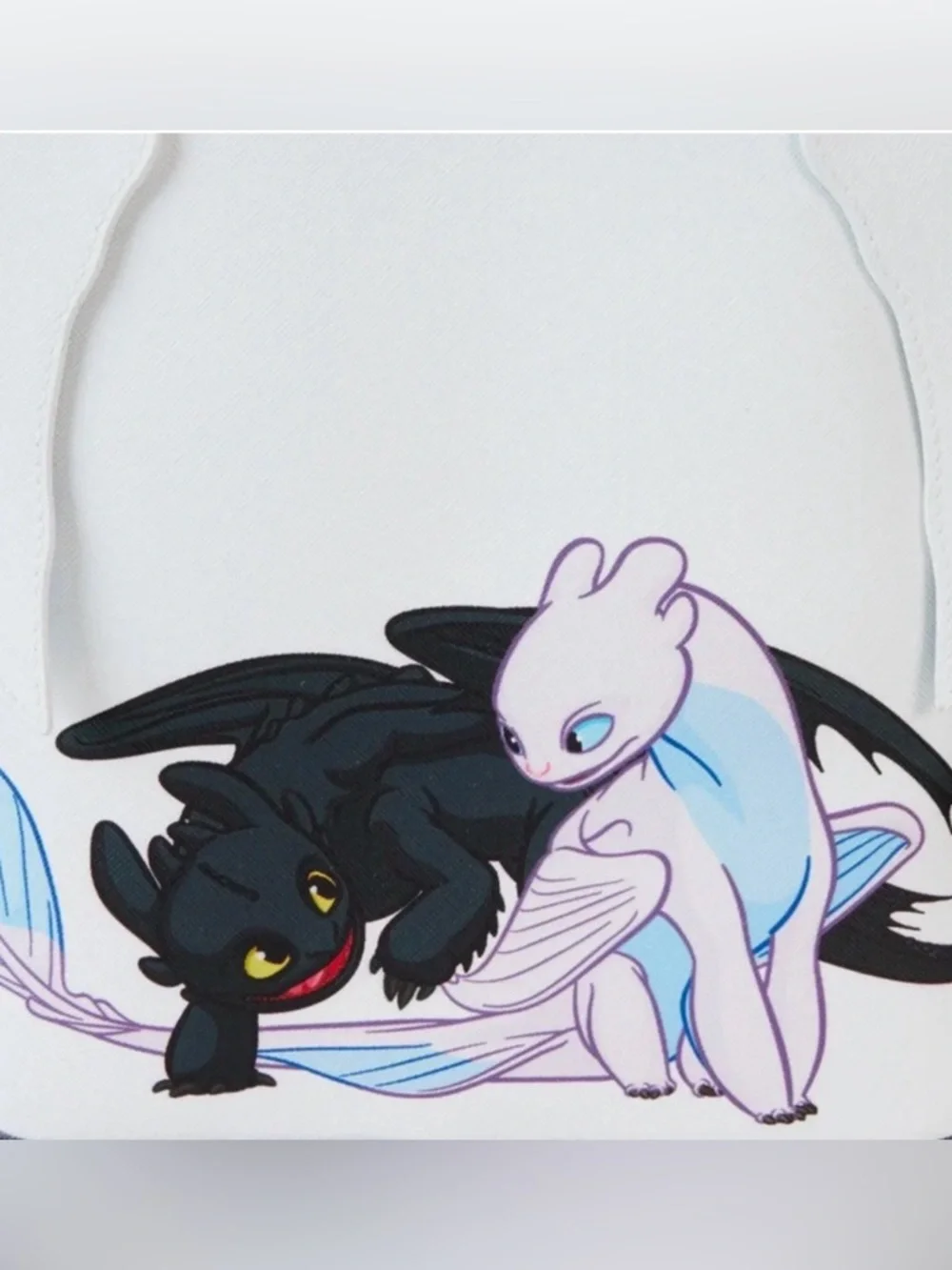 Loungefly How to Train Your Dragon Light & Night Fury Cosplay Mini Backpack NWT